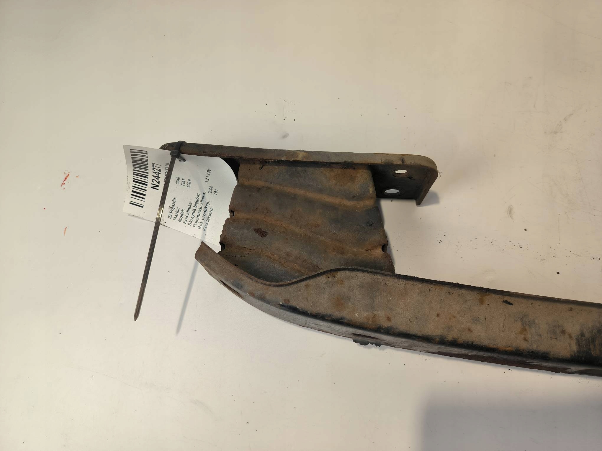 bumper support rear part FIAT 500 II
