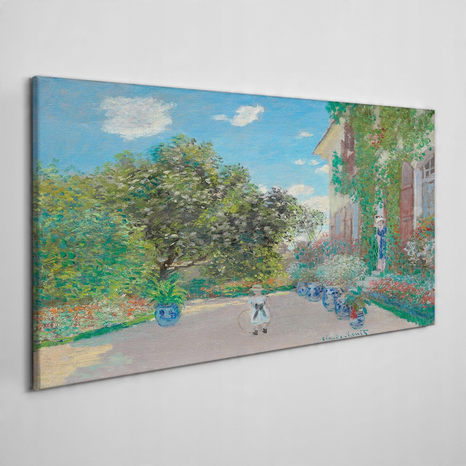

Płótno obraz na ścianę Dom artysty Monet 140x70 cm