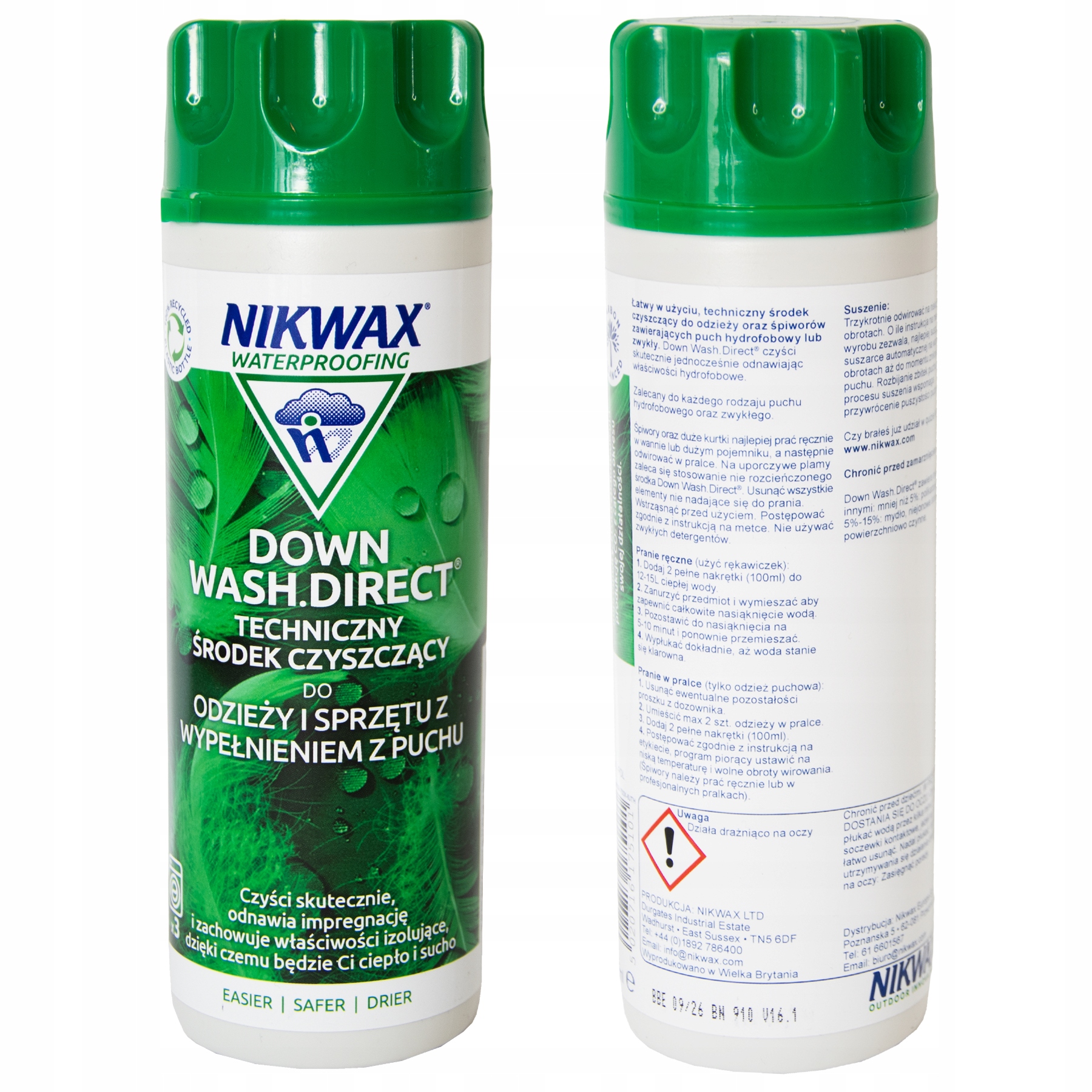 

Środek Piorący Do Puchu Śpiworów Down Wash 300ml