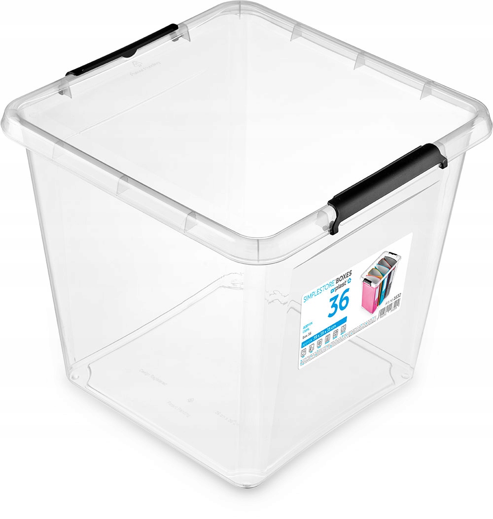 

Moxom 1632 Pojemnik Na Rzeczy Simple 36L Kwadrat