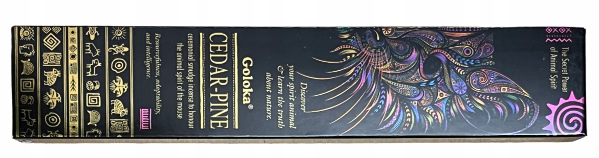 INDYJSKIE KADZIDEŁKA ORGANICZNE GOLOKA CEDAR-PINE 8 szt CEDR-SOSNA KADZIDŁA EAN (GTIN) 8904368116019