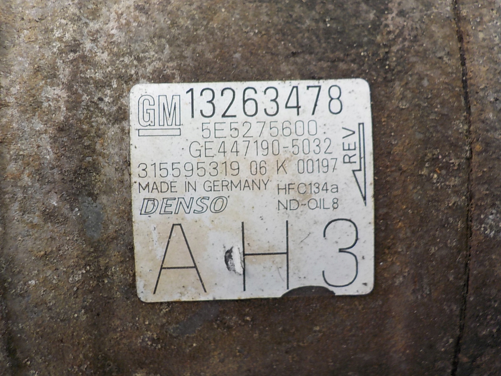 OPEL CORSA E 1.6 TB kompresor pumpa klimatizaci 13263478