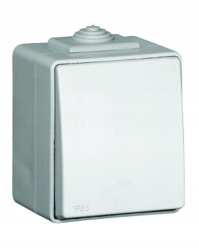 

Efapel Łącznik 1-BIEGUNOWY N/t IP65 Biały 48011KBR