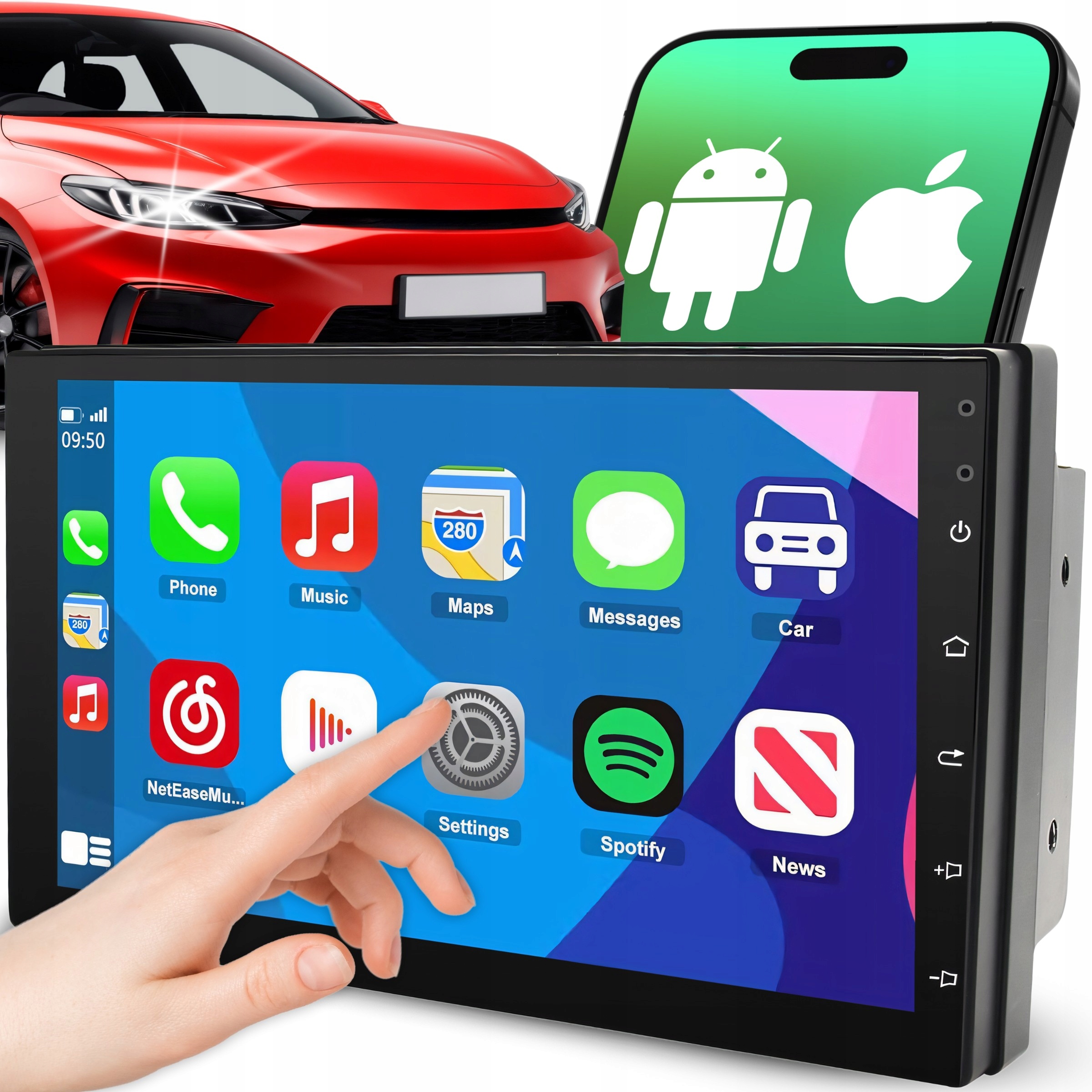 Autorádio Multimediální Stanice 7" Android 2DIN WiFi Gps Android Bt