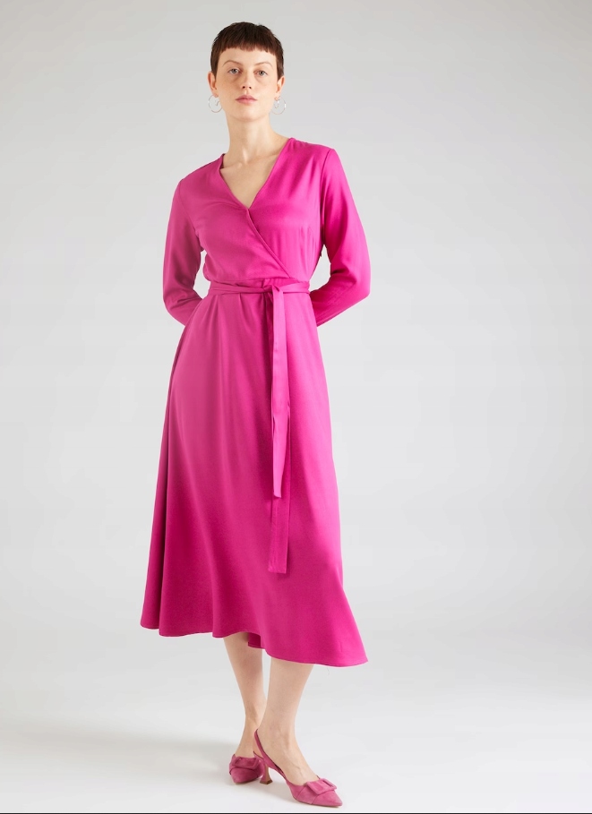 Šaty růžová prošívaná minimum 40