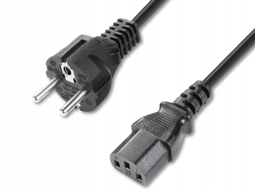 

Kabel Przewód Zasilający Iec 3x1,5 10A/250V 0,5m