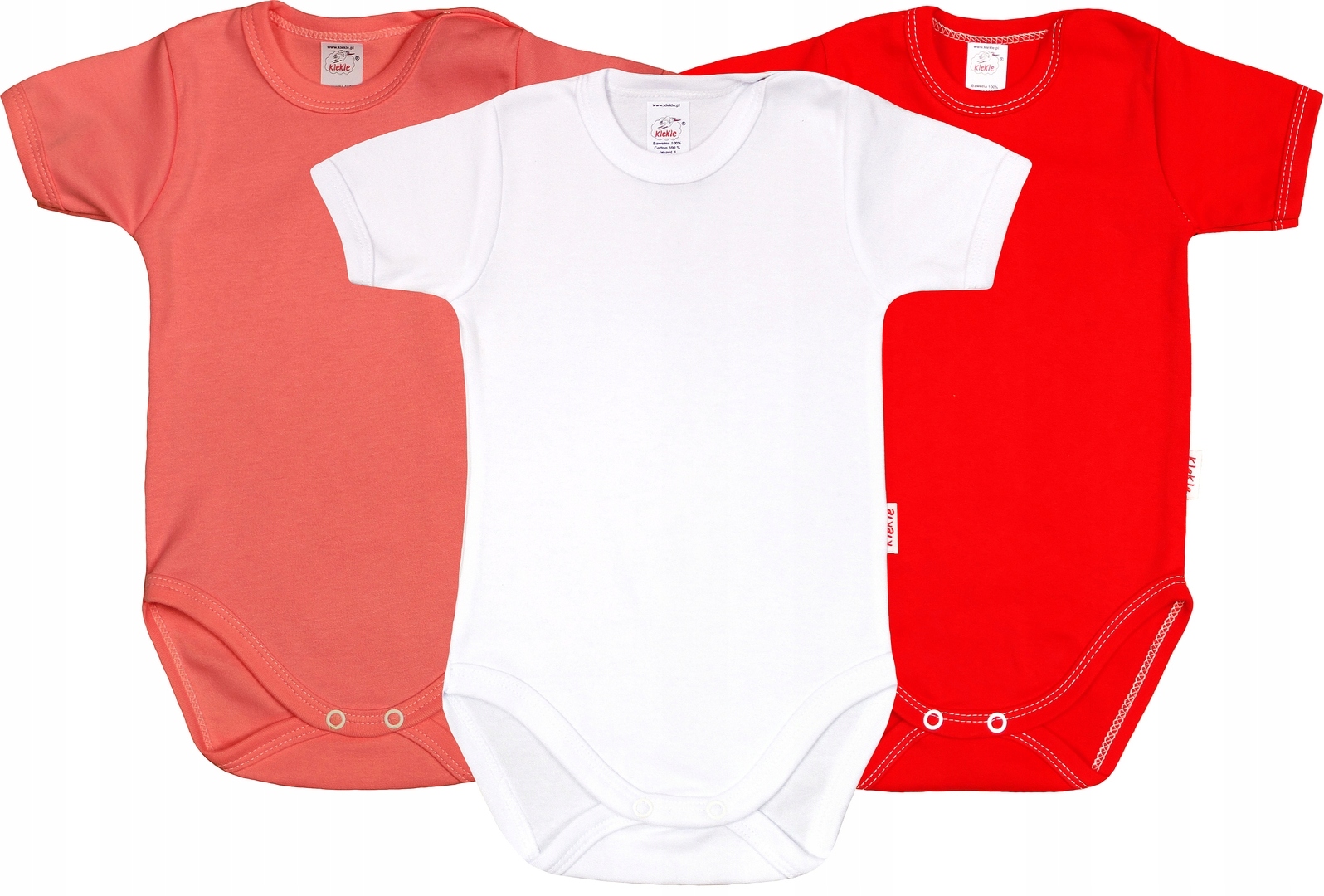 

Body Kr Gładkie 3PAK Biel Róż Czer r 92 Klekle