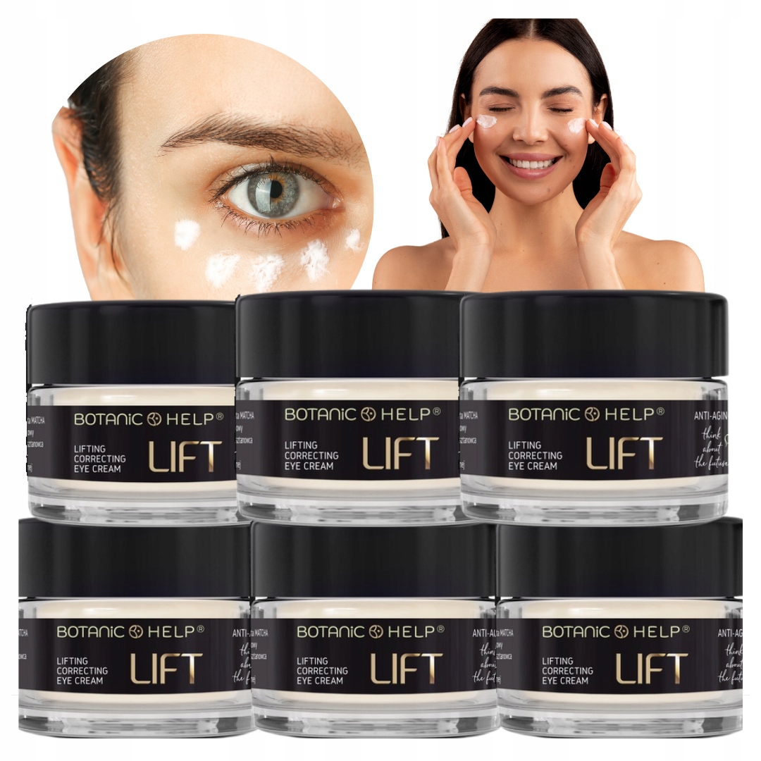 Krém pod oči Hydratuje Zpomaluje procesy stárnutí pod oči Lifting 15 ml 6x