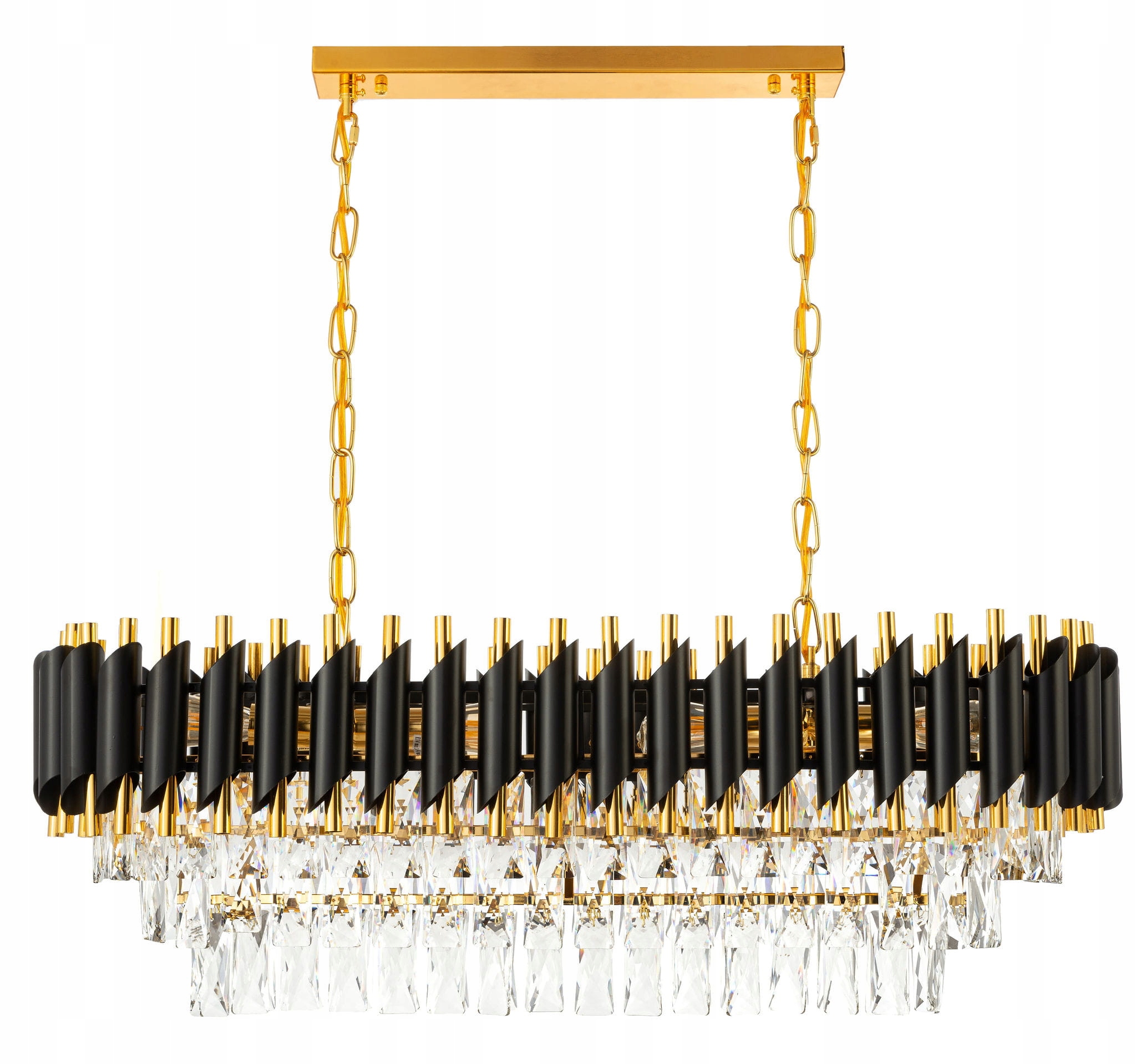 Luxusná krištáľová lampa Luxury WSC025 čierna Glamour