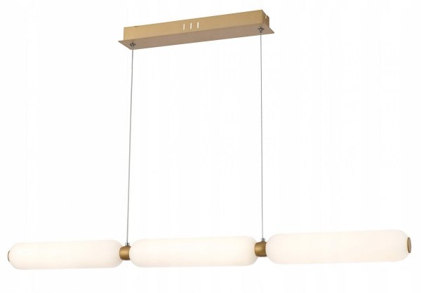 Previs nad jedálenským stolom so zlatými spojmi medzi tienidlami Catkin obývacia izba