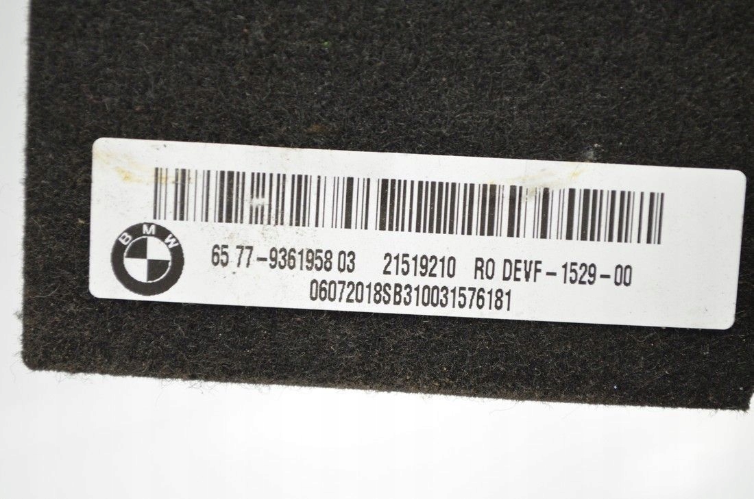 MATA CZUJNIK ZAJECIA FOTELA 9361958 BMW X2 F39 Part manufacturer BMW original OE