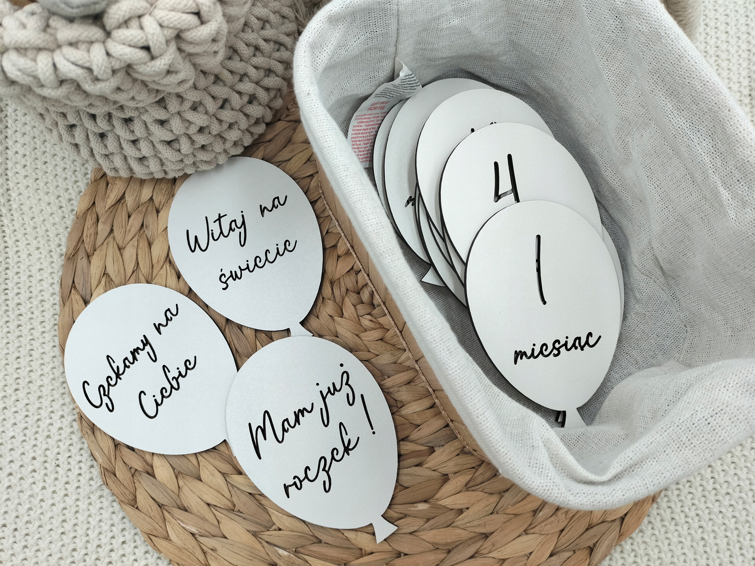 Таблички карты для фотографий первый год жизни воздушные шары