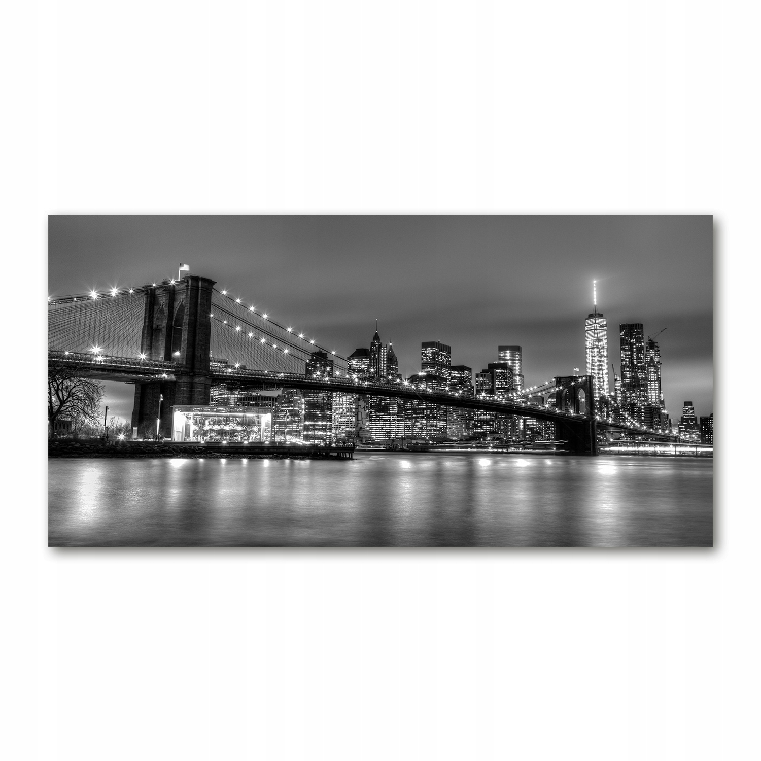 

Foto obraz szkło akryl Most Brookliński 120X60 cm