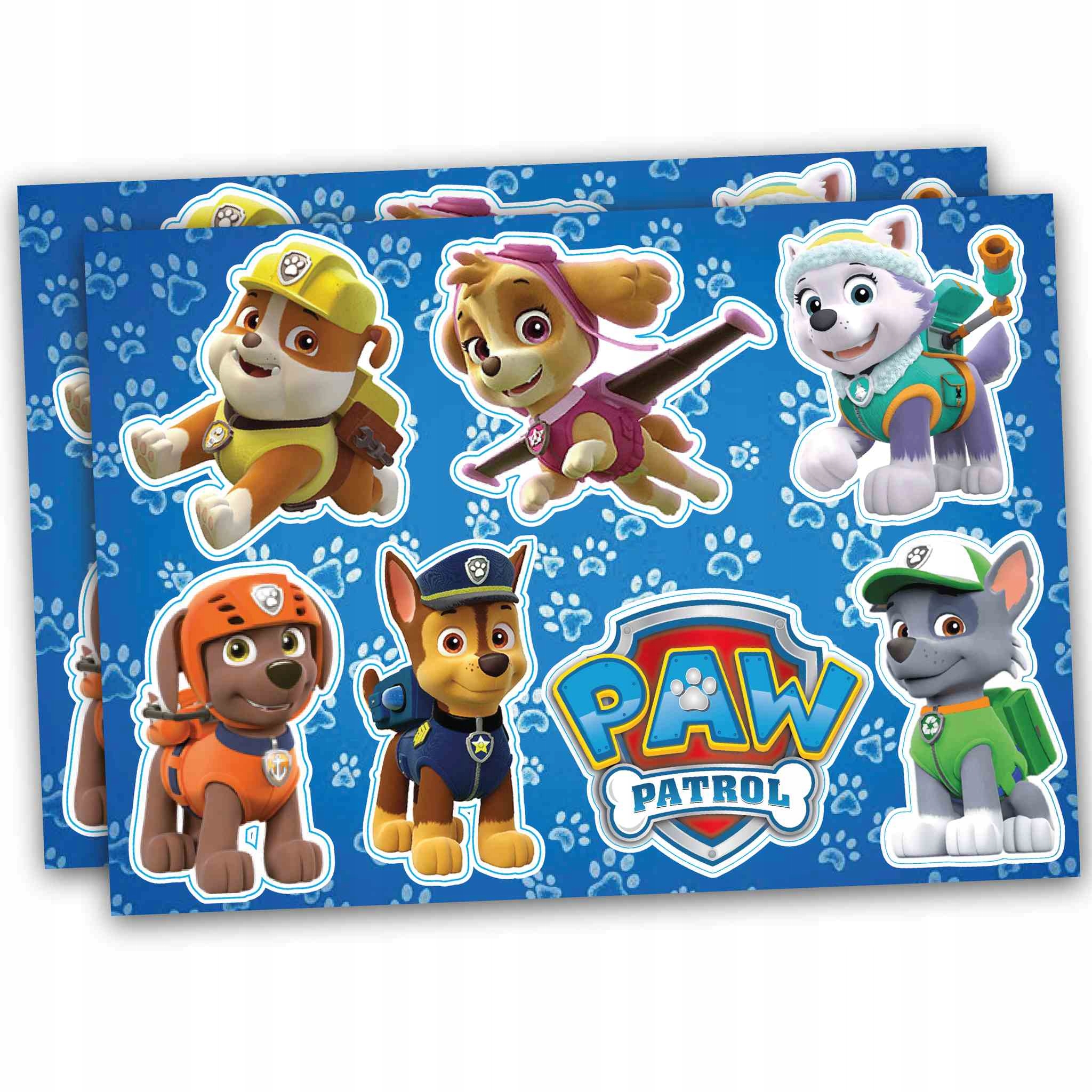 

Naklejki Psi Patrol Do Pokoju Dziecka wodoodporne