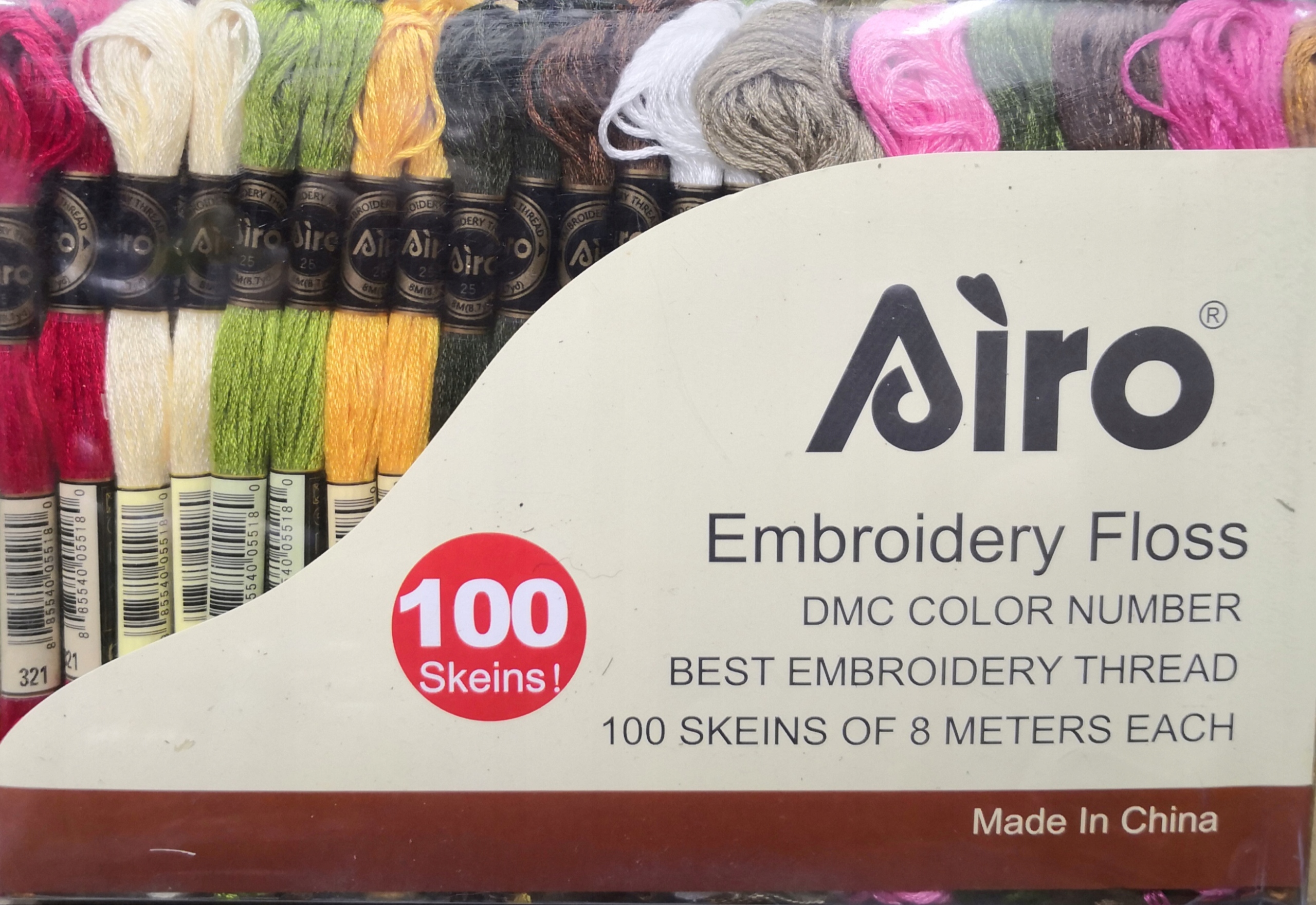 Mulina sada 100ks MIX barev DMC Kvalita