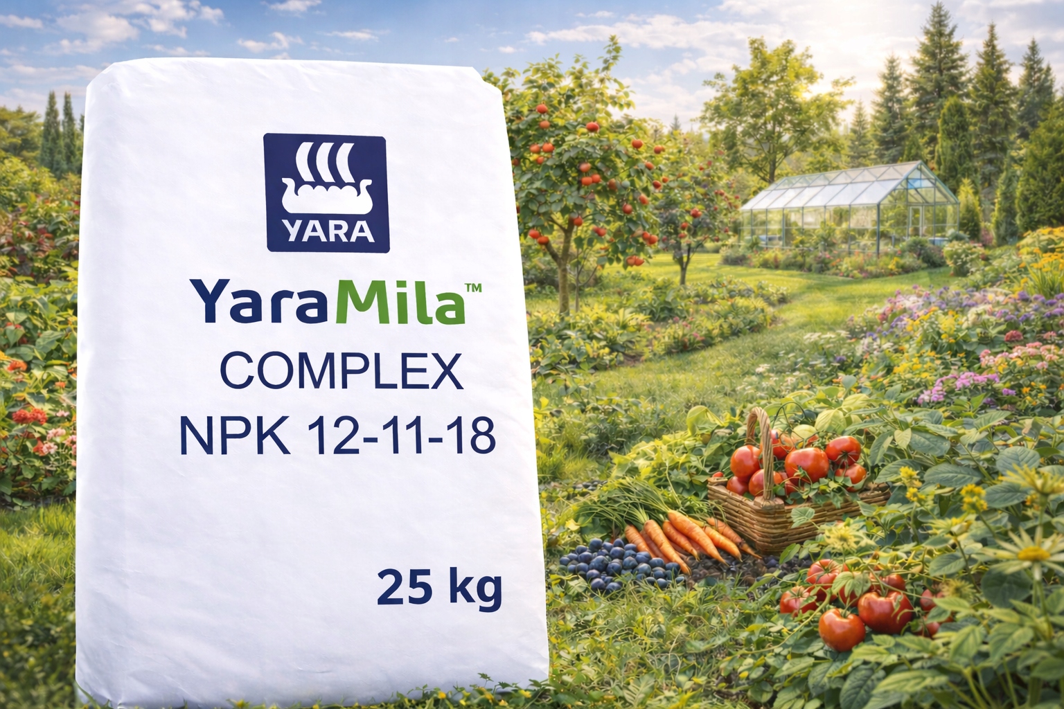 Yara Mila Complex 25 kg – Síla pro Zeleniny! Rychlý růst, bohatá úroda!
