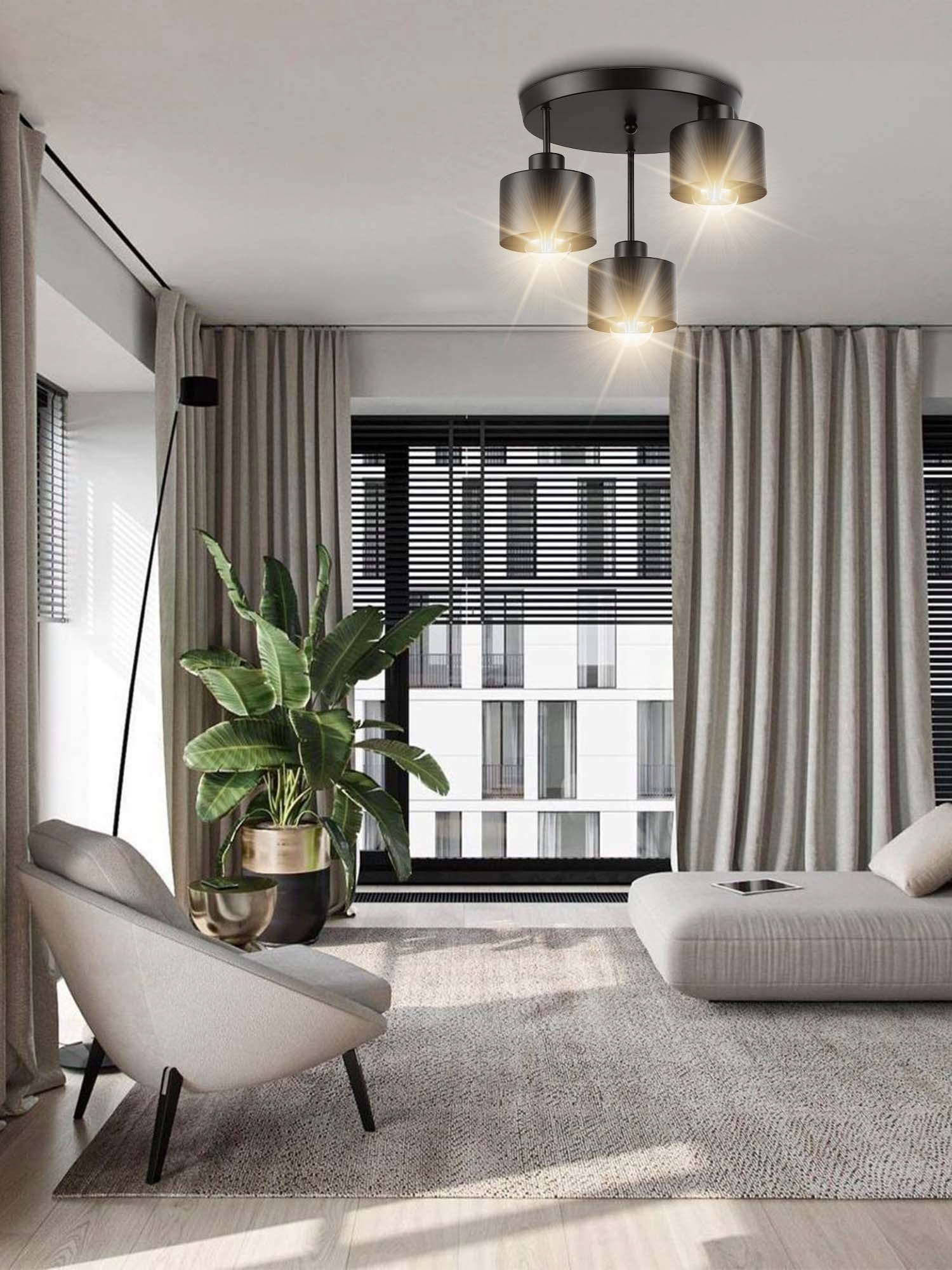 LAMPA WISZĄCA SUFITOWA ŻYRANDOL PLAFON COCON LED Liczba punktów światła 3