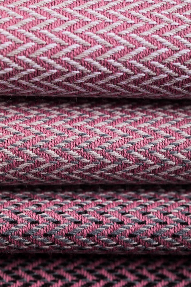 Chusta kółkowa LennyLamb - Jodełka Ombre Róż Rozmiar M