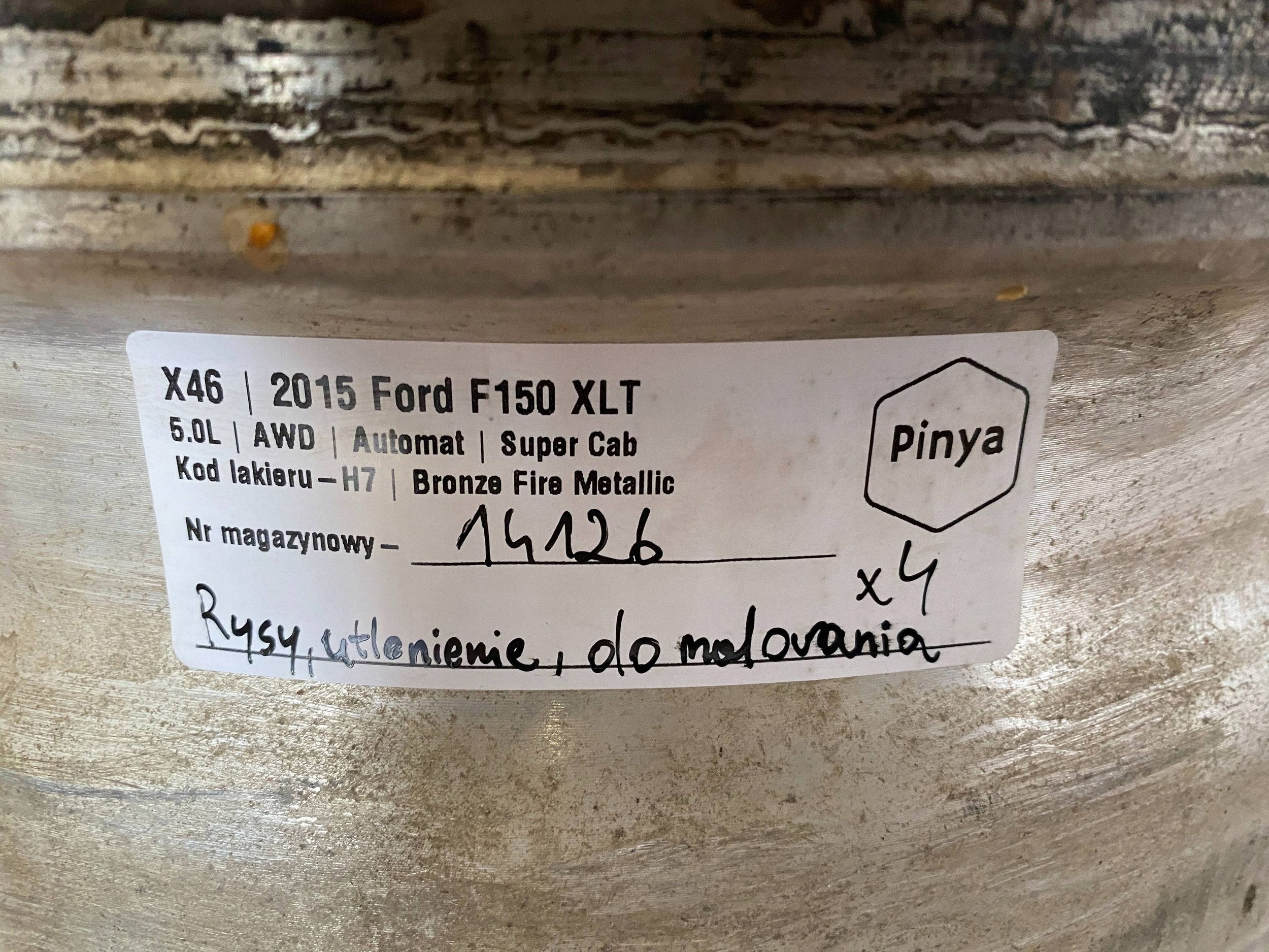 disques 17 Ford F150 2015