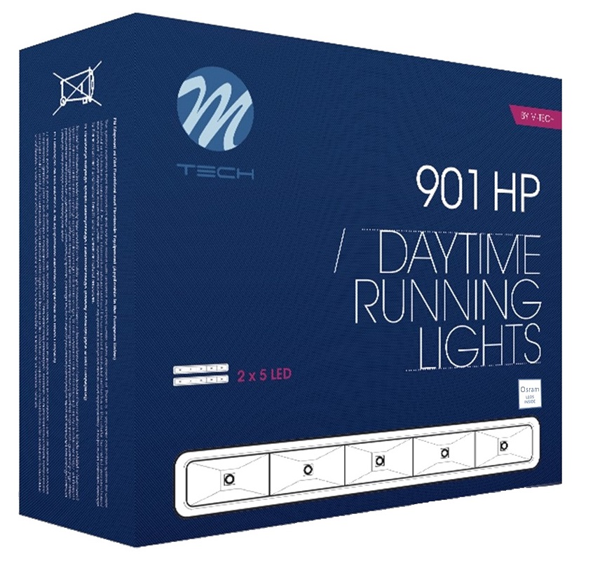 DRL PASEK LED DIODY OSRAM HP 901 800 lumen M TECH Power 10 W