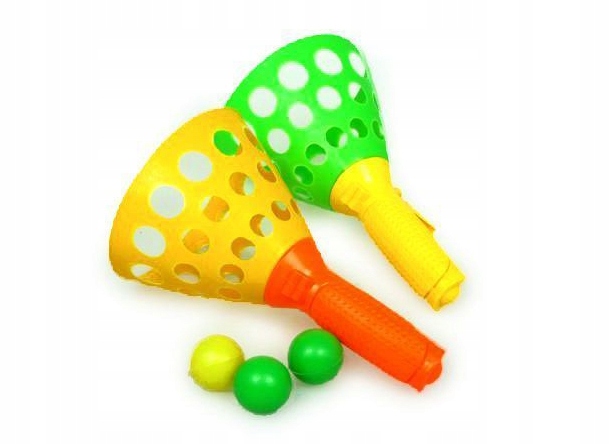 ZESTAW GIER CATCHBALL WYRZUTNIA ŁAPACZ SERSO RINGO DLA DZIECI DO OGRODU Wiek dziecka 3 lata +