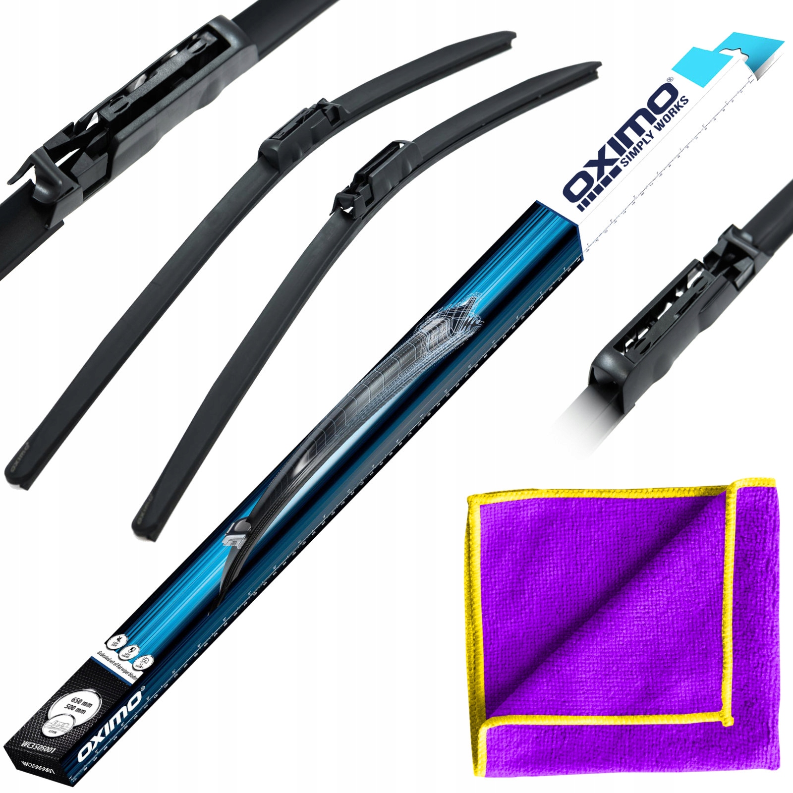 Wycieraczki Płaskie Przód Zestaw Seat Altea 1 I XL 5P5 10.2006-07.2015 Van