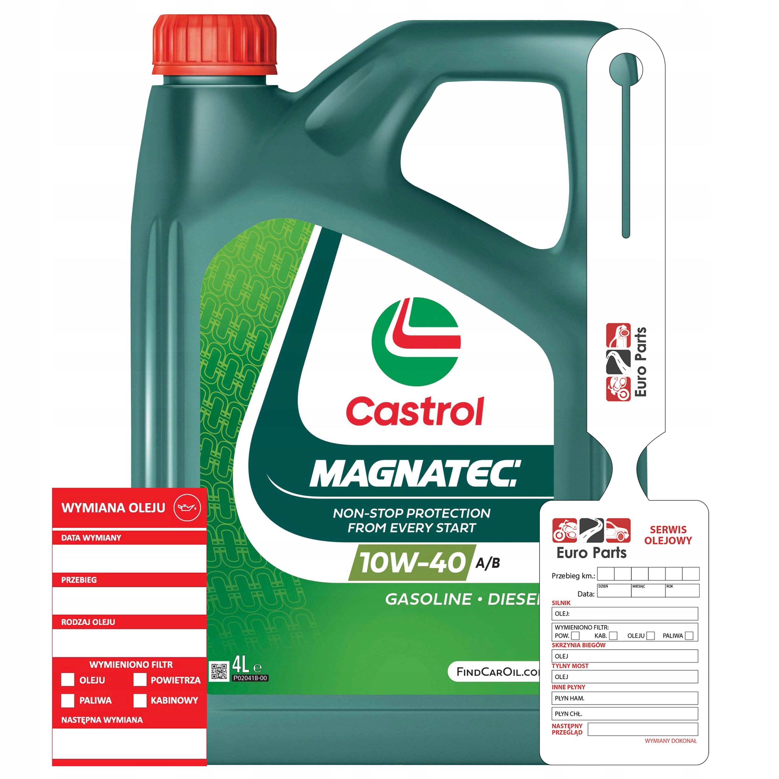 Castrol Magnetec 10W40 4L A3/B4 Półsyntetyk