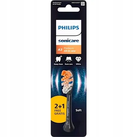 Końcówki do szczoteczek Philips Sonicare A3 3 sztuki