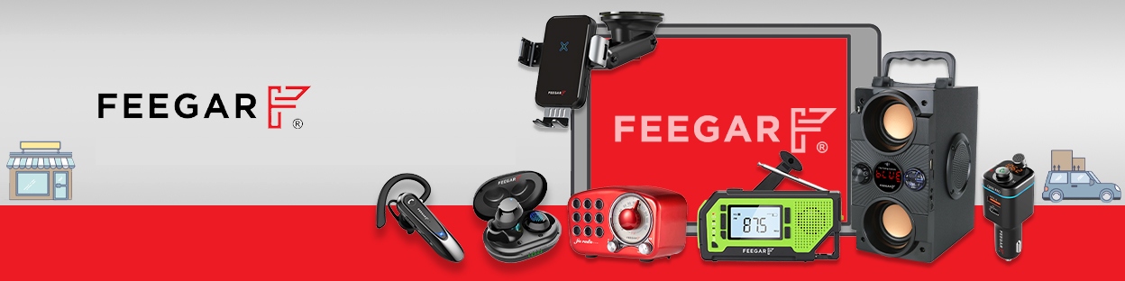 PRZENOŚNY GŁOŚNIK BLUETOOTH Feegar 4000mah RADIO Szerokość produktu 13.5 cm