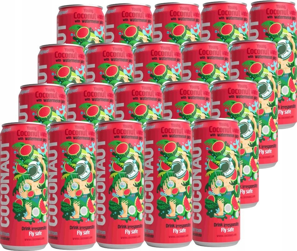 Coconaut Woda kokosowa z sokiem arbuzowym Zestaw 20 x 320ml