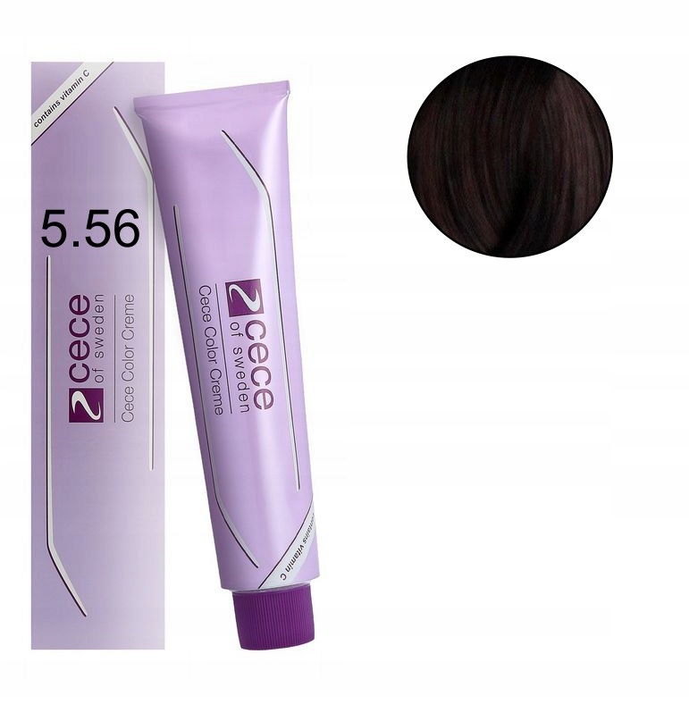 CECE OF SWEDEN COLOR CREME FARBA DO WŁOSÓW KREM KOLORYZUJĄCY 5.56 125 ML