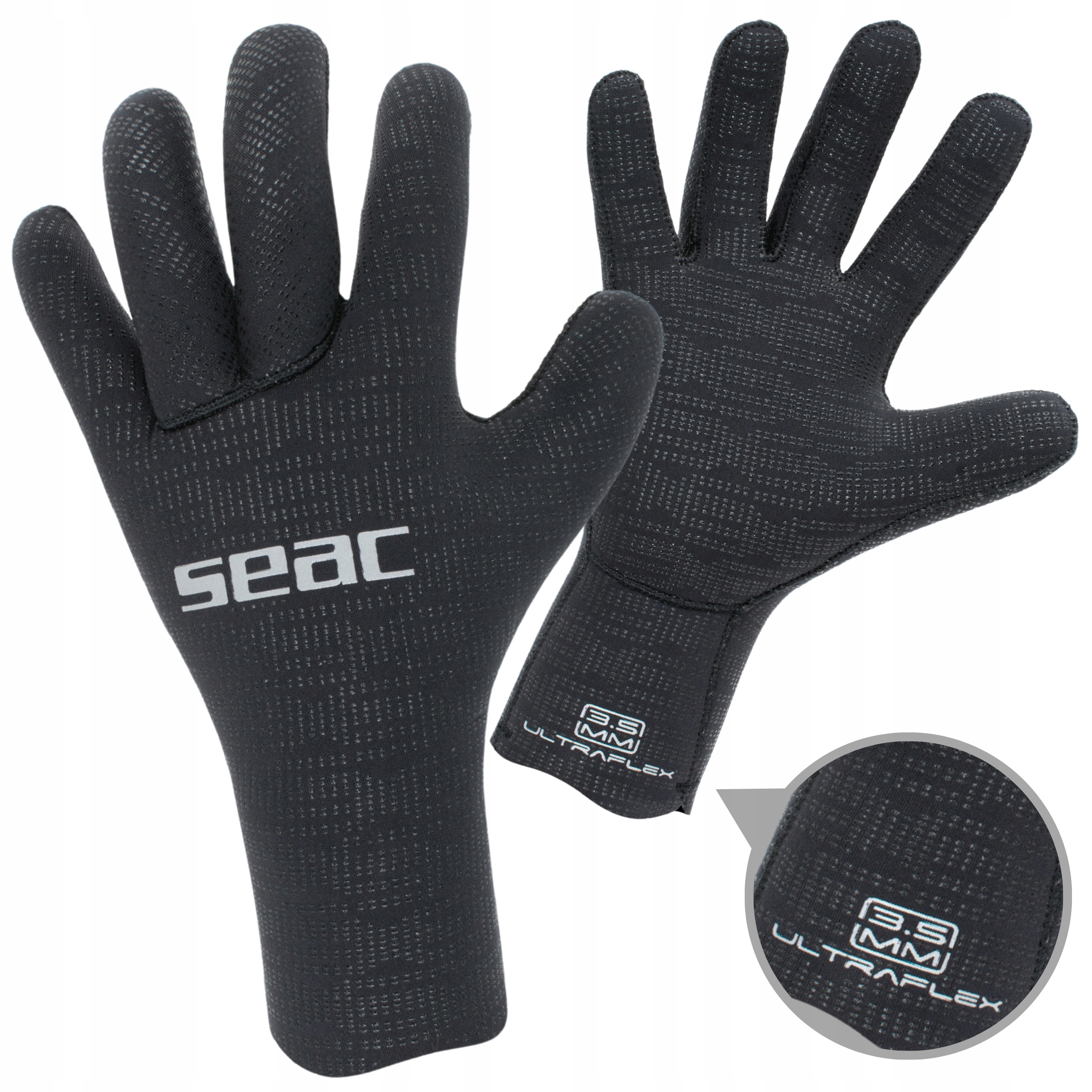 Neoprenové rukavice na potápění a otužování Seac Ultraflex 3.5 mm XL