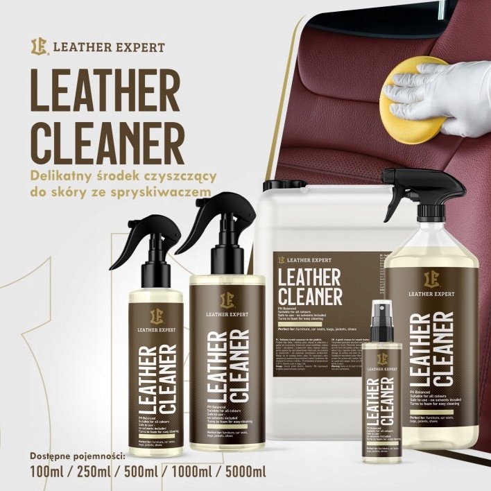 Środek do czyszczenia skóry Leather Cleaner 1000 ml Leather Expert Producent Leather Expert