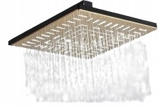 Černá zlatá dešťová sprcha Mido De