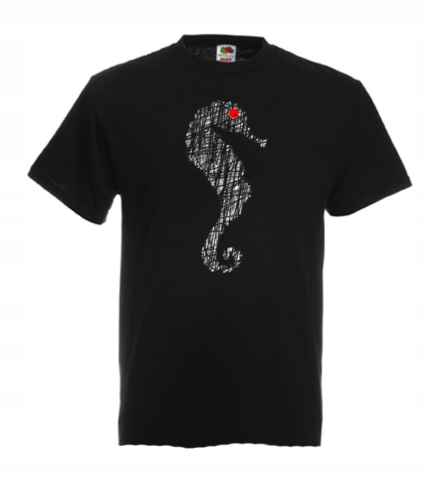 

XXXL Koszulka Męska Konik Morski Koń Seahorse Ryba