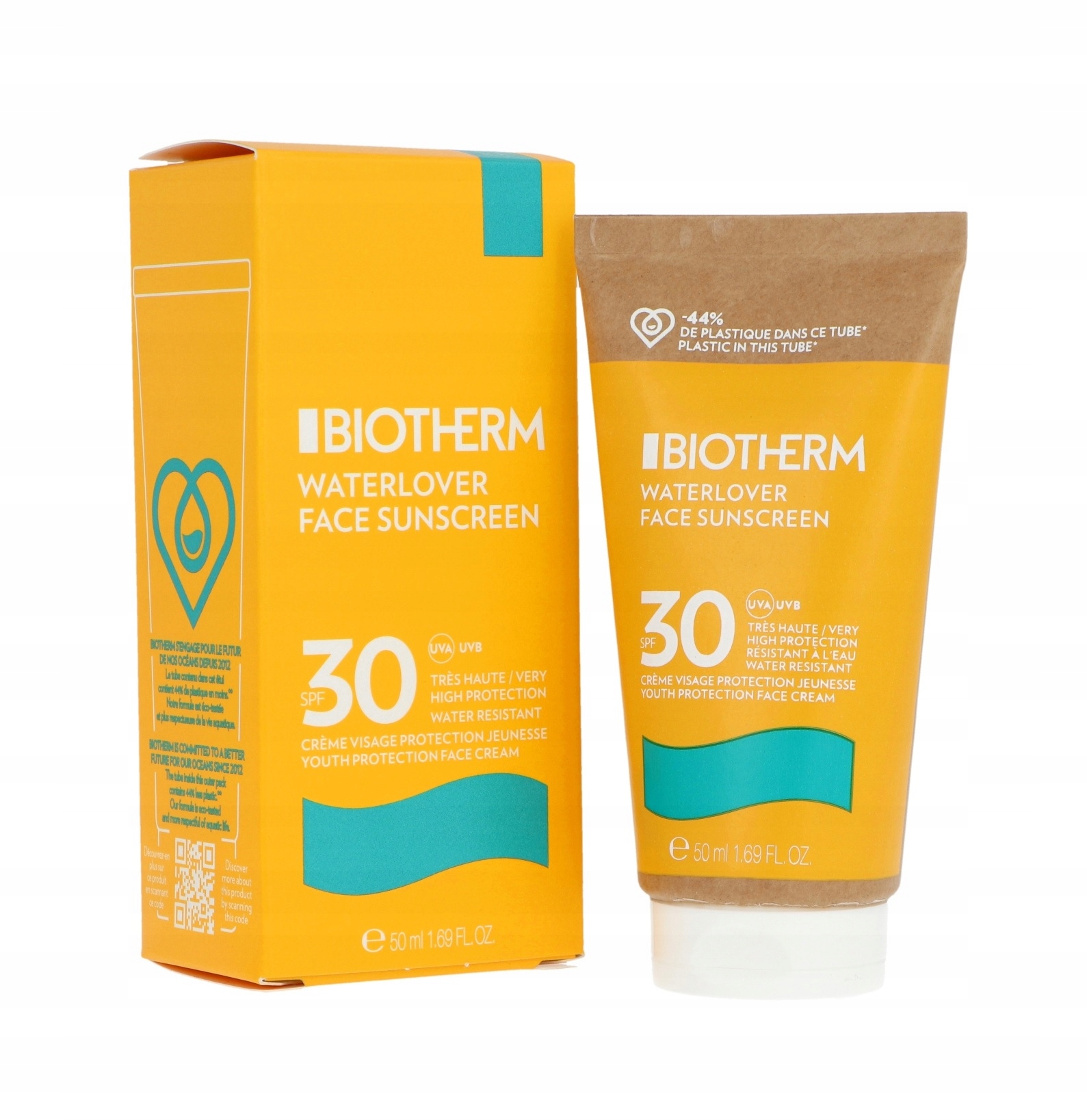 Opalovací krém na obličej Biotherm WaterLover Spf 30