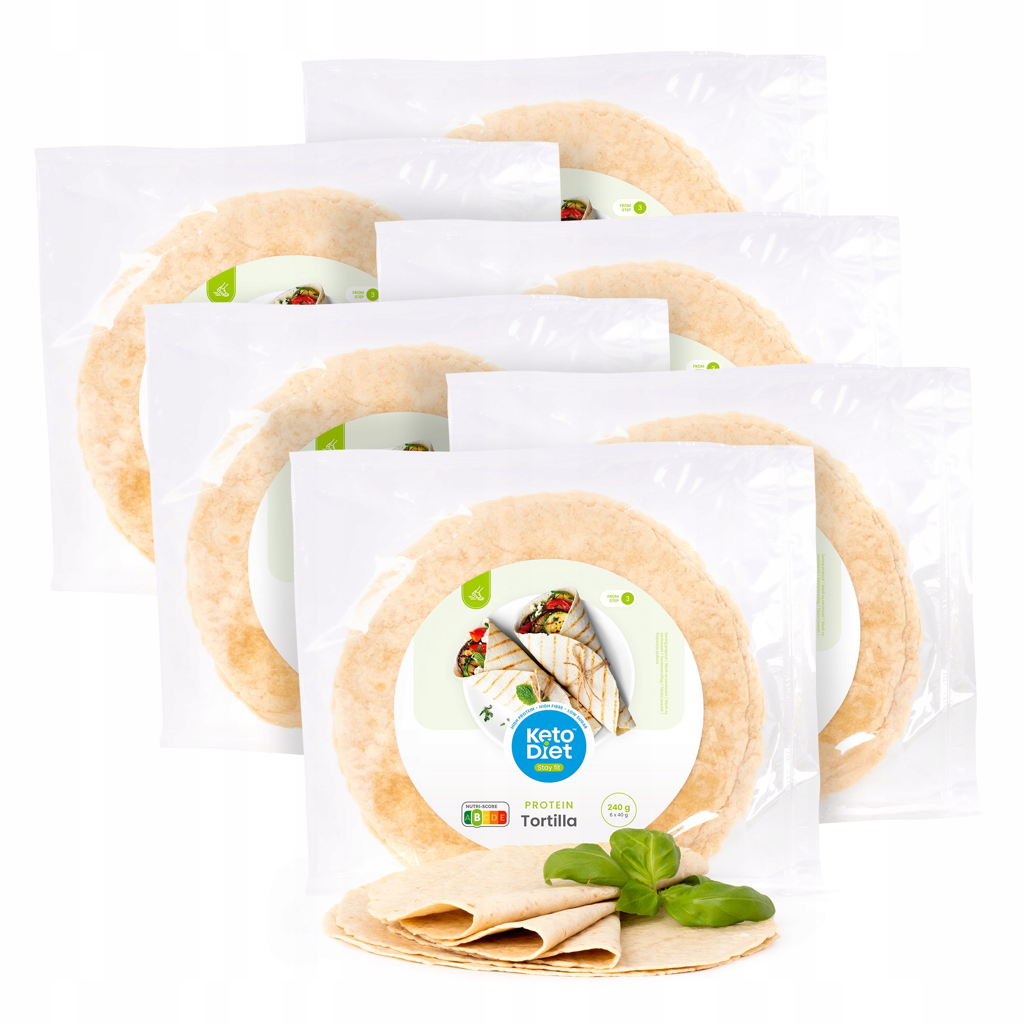 Levně Proteinová tortilla Multipack 6 balení (36 ks)