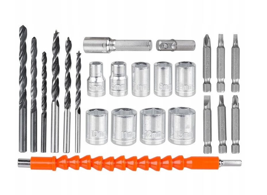 UDAROWA WIERTARKO WKRĘTARKA 2xAKU 20V ZESTAW XXL Kod producenta MP-0434