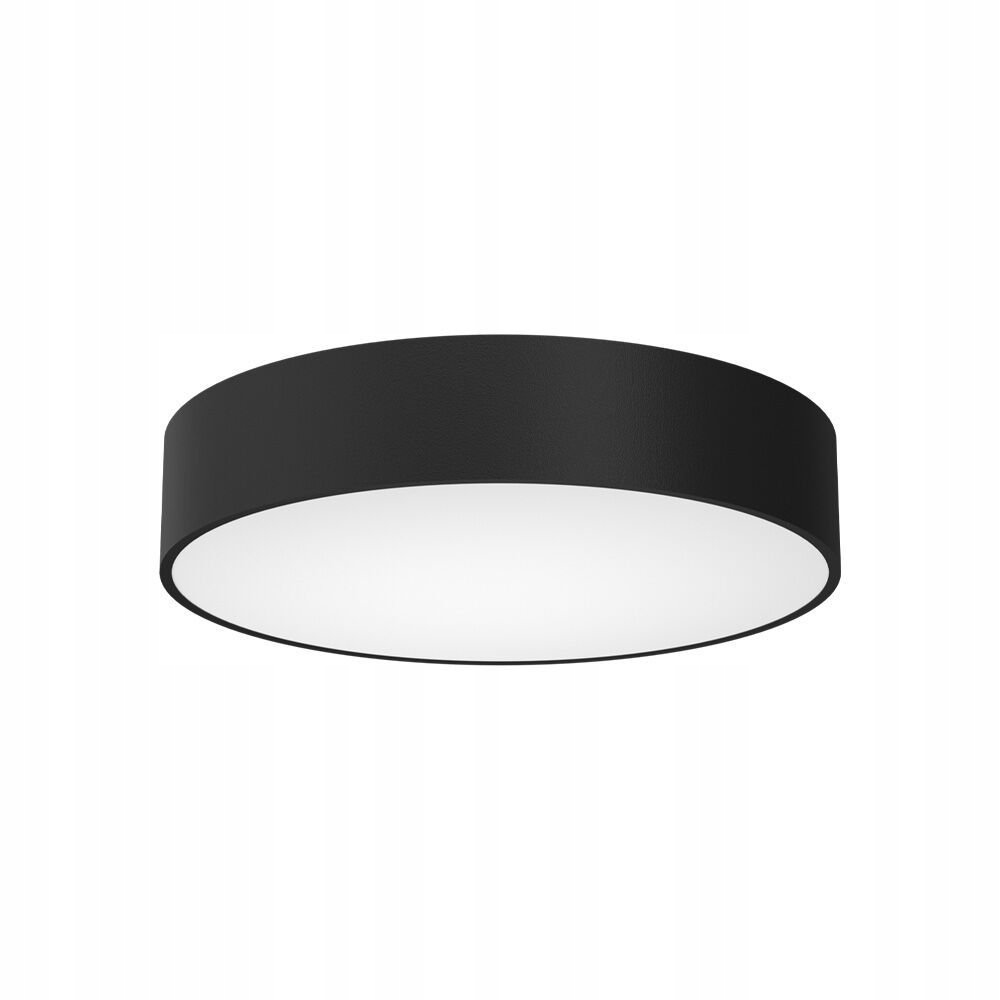 Čierny okrúhly stropné svietidlo stropná lampa 40 cm Sengo 1248 Antigo