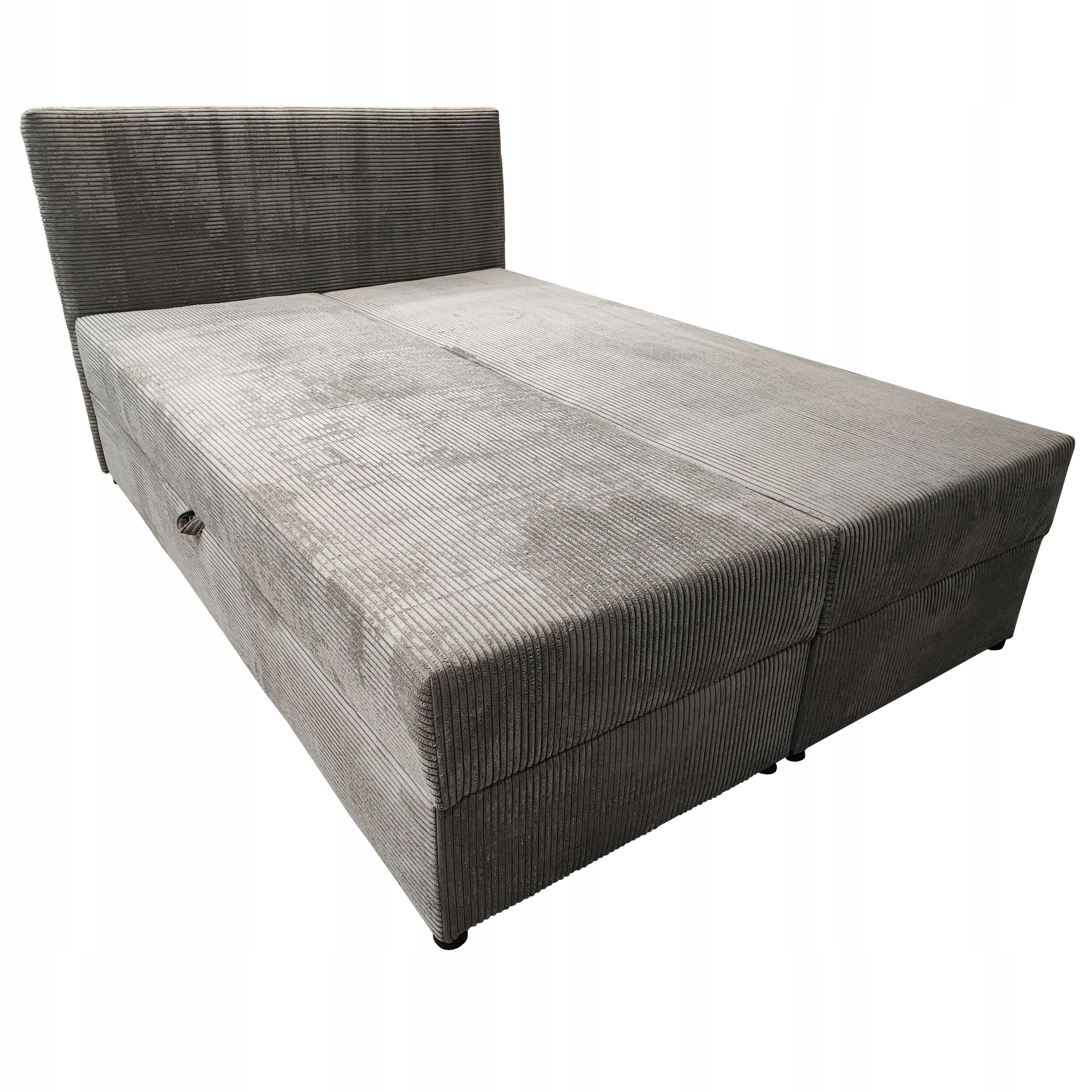 Dvojité Čalouněné Kontinentální Lůžko Cordia 140 2xKONTEJNER Sztruks