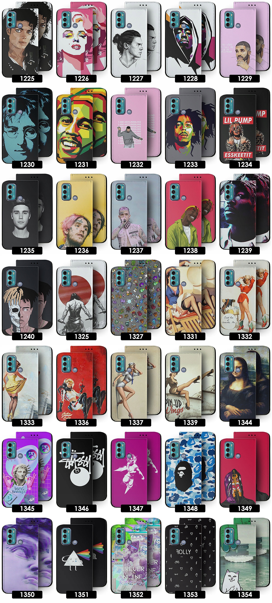 ETUI MAGNET DO MOTOROLA MOTO G60 NAJLEPSZE WZORY Kolekcja Oryginalne Zamykane