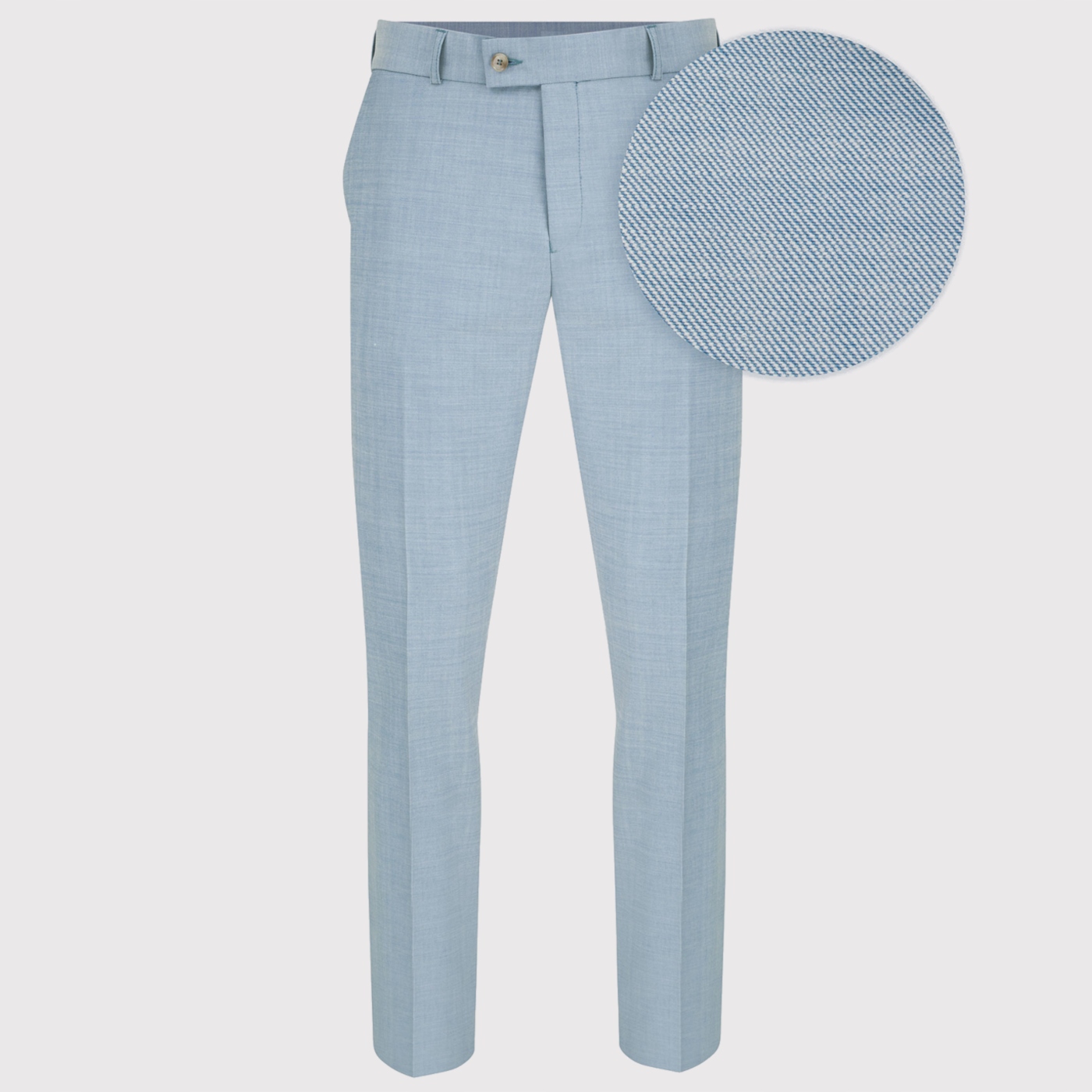 Modré vlněné oblekové kalhoty Pako Lorente 188/92