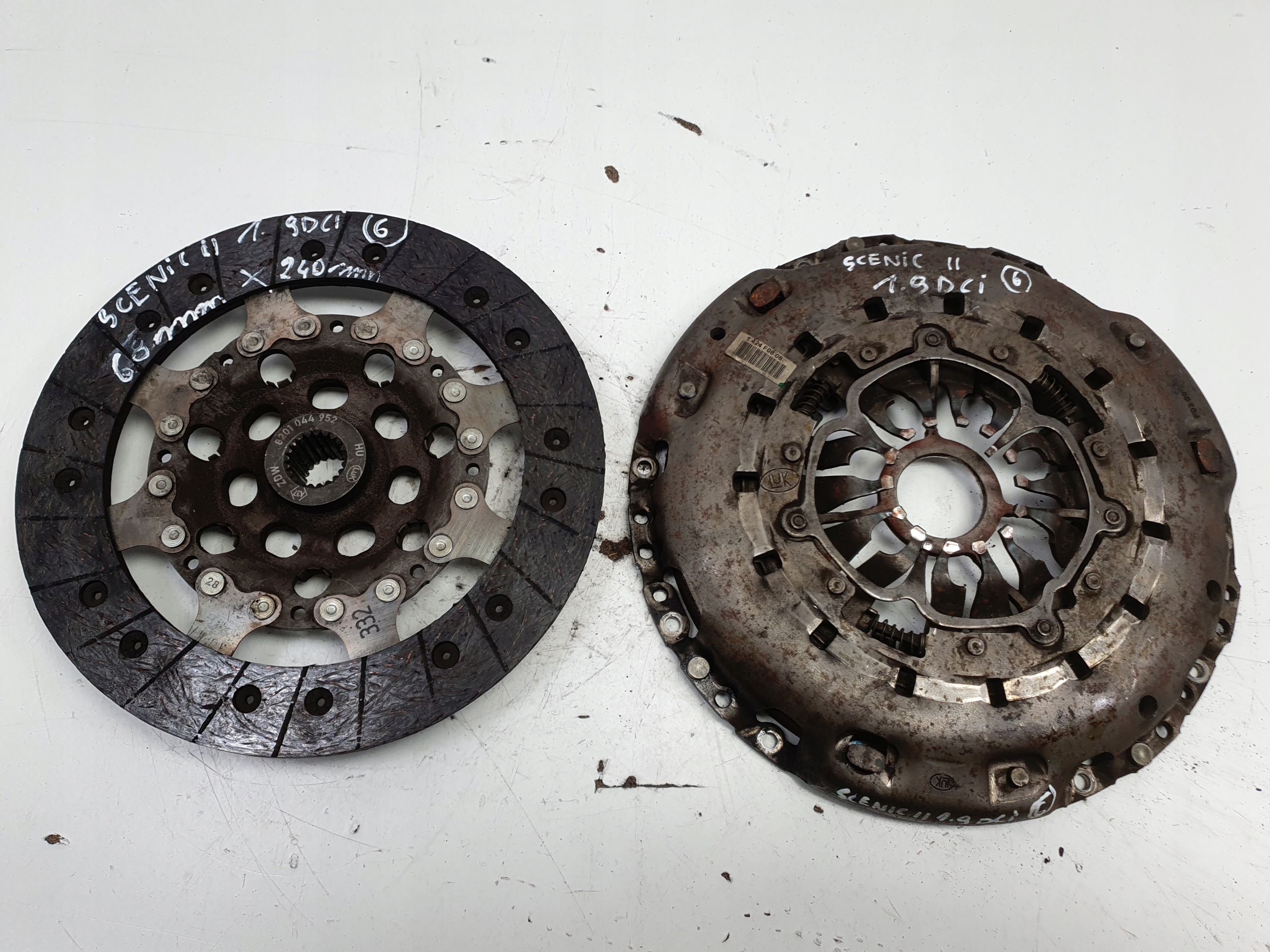 Renault Scenic II 1.9 DCI TARCZA DOCISK sprzęgło