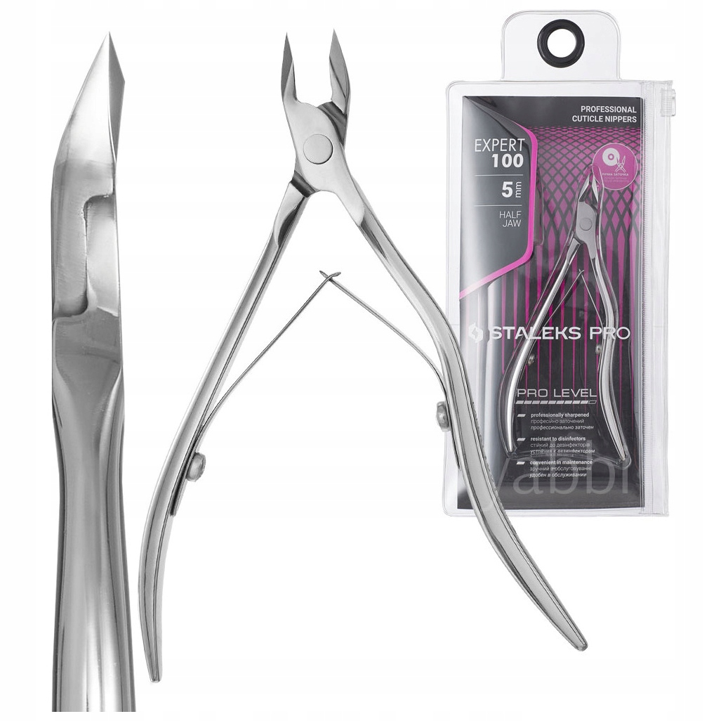 Staleks Profesionální Pohodlné Nůžky Na Stříhání Kůžiček Expert 5 MM NE-100-5