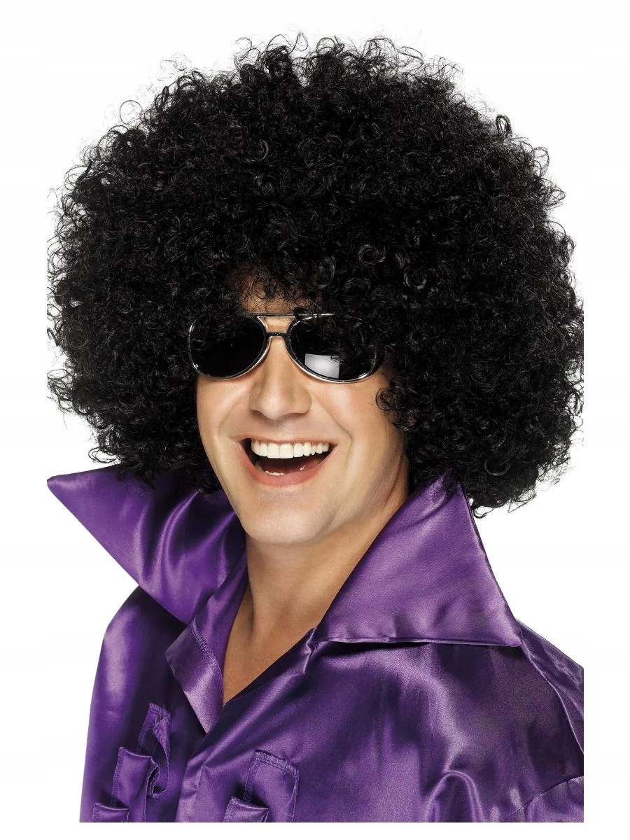 

Peruka Afro Peruka Disco Włosy Afro Czarne