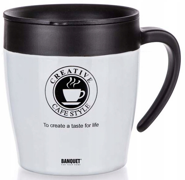 

Termos Kubek termiczny Tazza 330ml biały Banquet