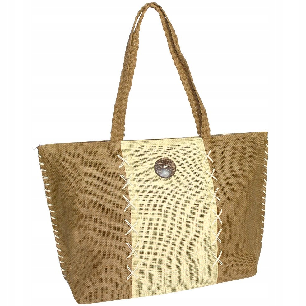 

Torba Plażowa - Miejska Na Zakupy - Khaki