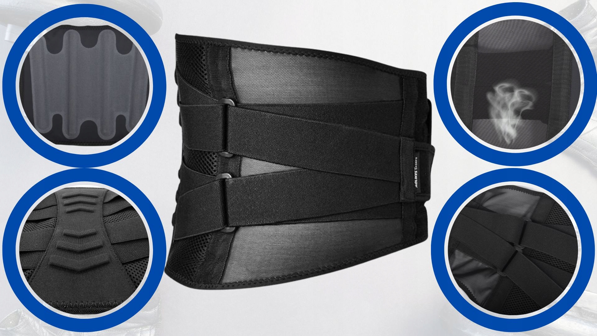 Pas stabilizujący odciążający kręgosłup odcinek lędźwiowy ból plecy XL Rodzaj inny