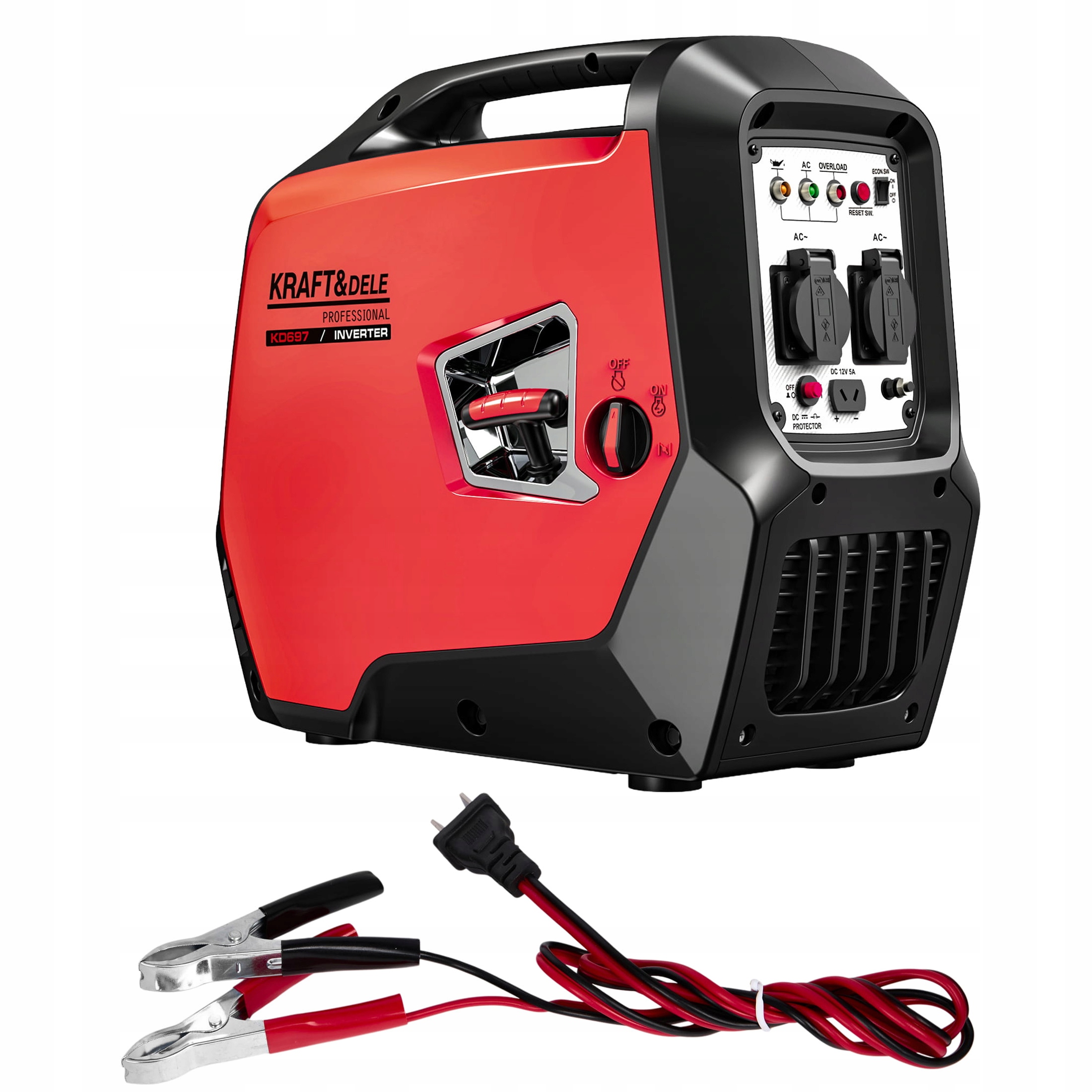 Invertorový Elektrocentrál Generátor Tichý Jednofázový 2,3 kW/2,5 kW