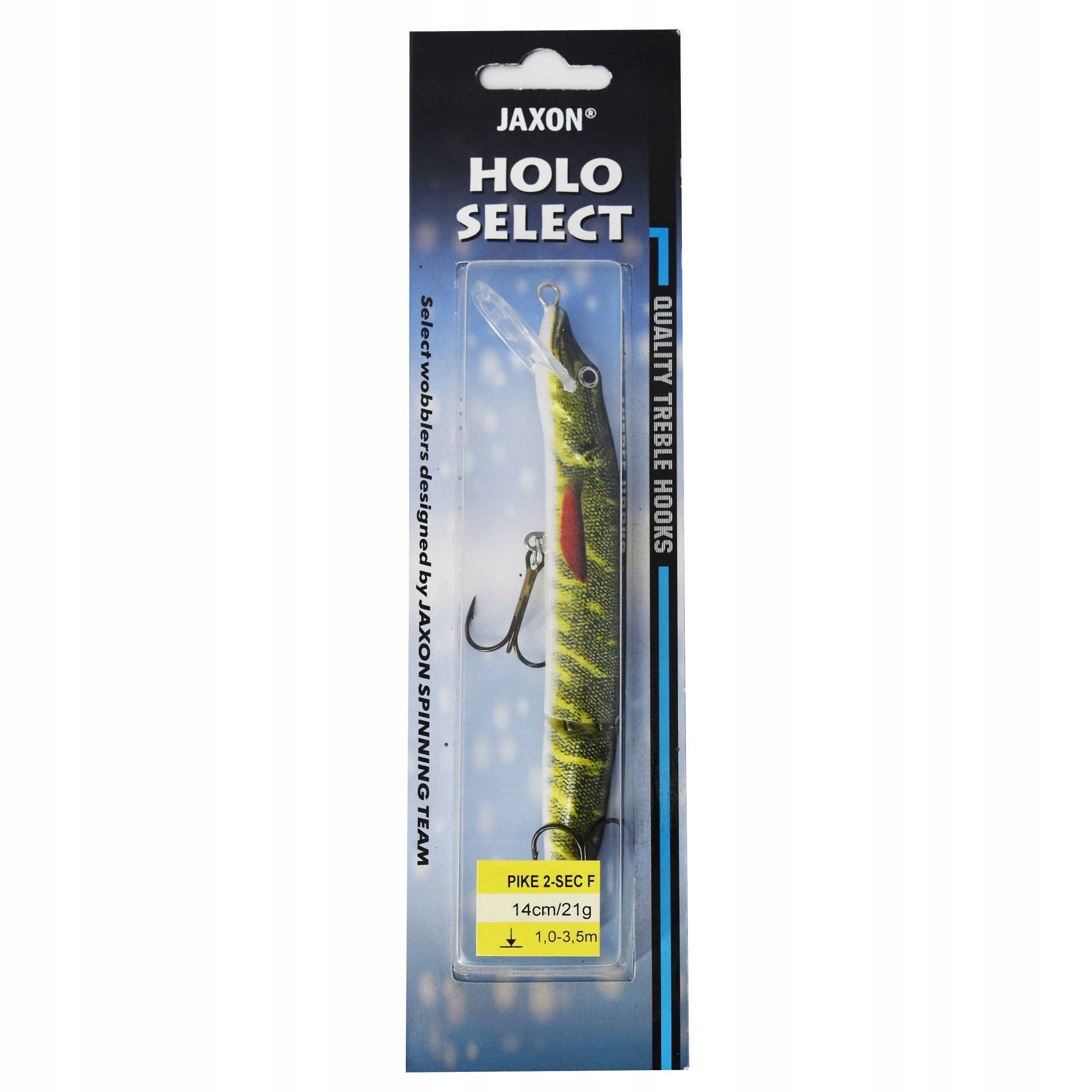Wobler szczupak pływający Jaxon Holo Select Pike 2-Sec 14cm 21g kol.PT 1szt